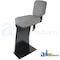 A & I Products Seat, Instuctional; Black/Gray Matrix Fabric w/ Handle 22" x17" x13" A-IS8212 - alternate 1
